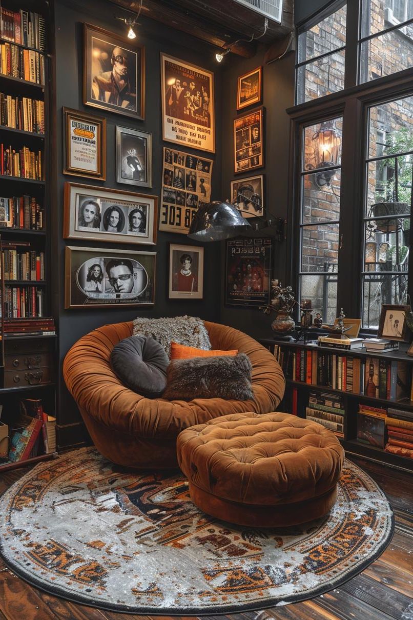9. Retro Chic Living Room Styling - photo 2
