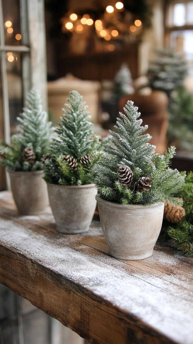 15. Frosty Flora in Earthy Containers - photo 3