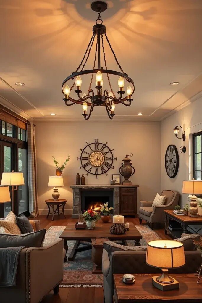 Cozy Ambiance with Rustic Industrial Lighting - photo 2