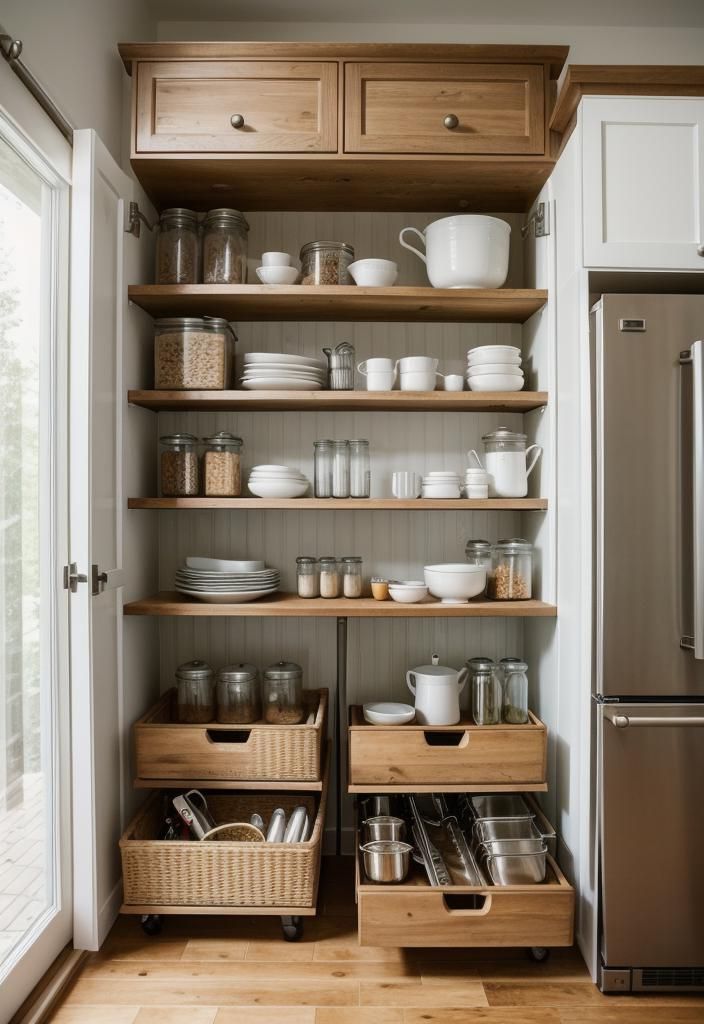 32. Chic Drawer Organizers for a Tidy Kitchen