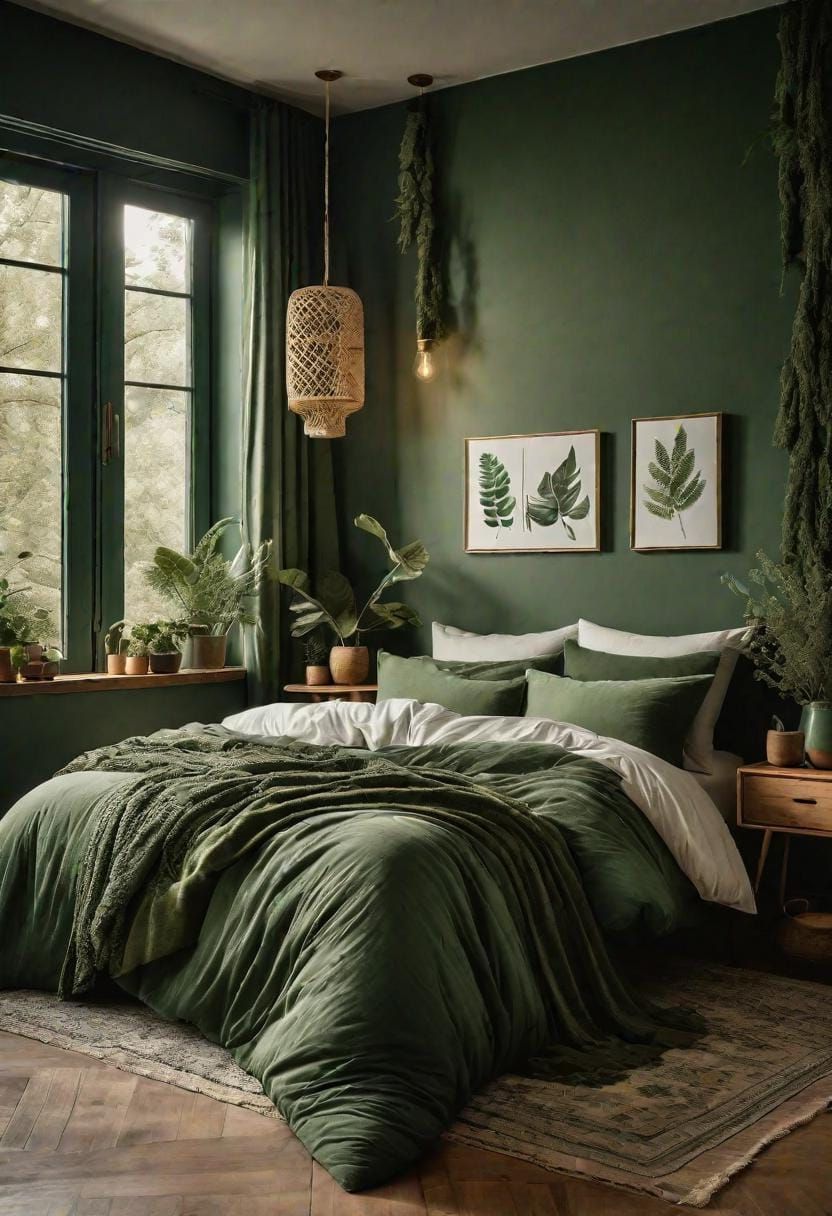 18. Forest-Inspired Bedroom Fantasy - photo 3
