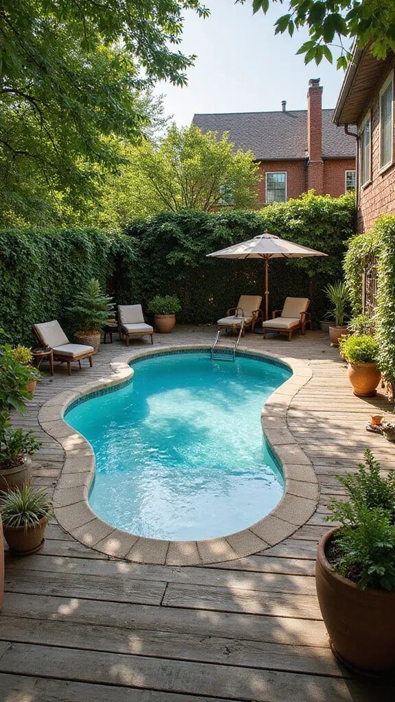9. Natural Wood Deck Accents