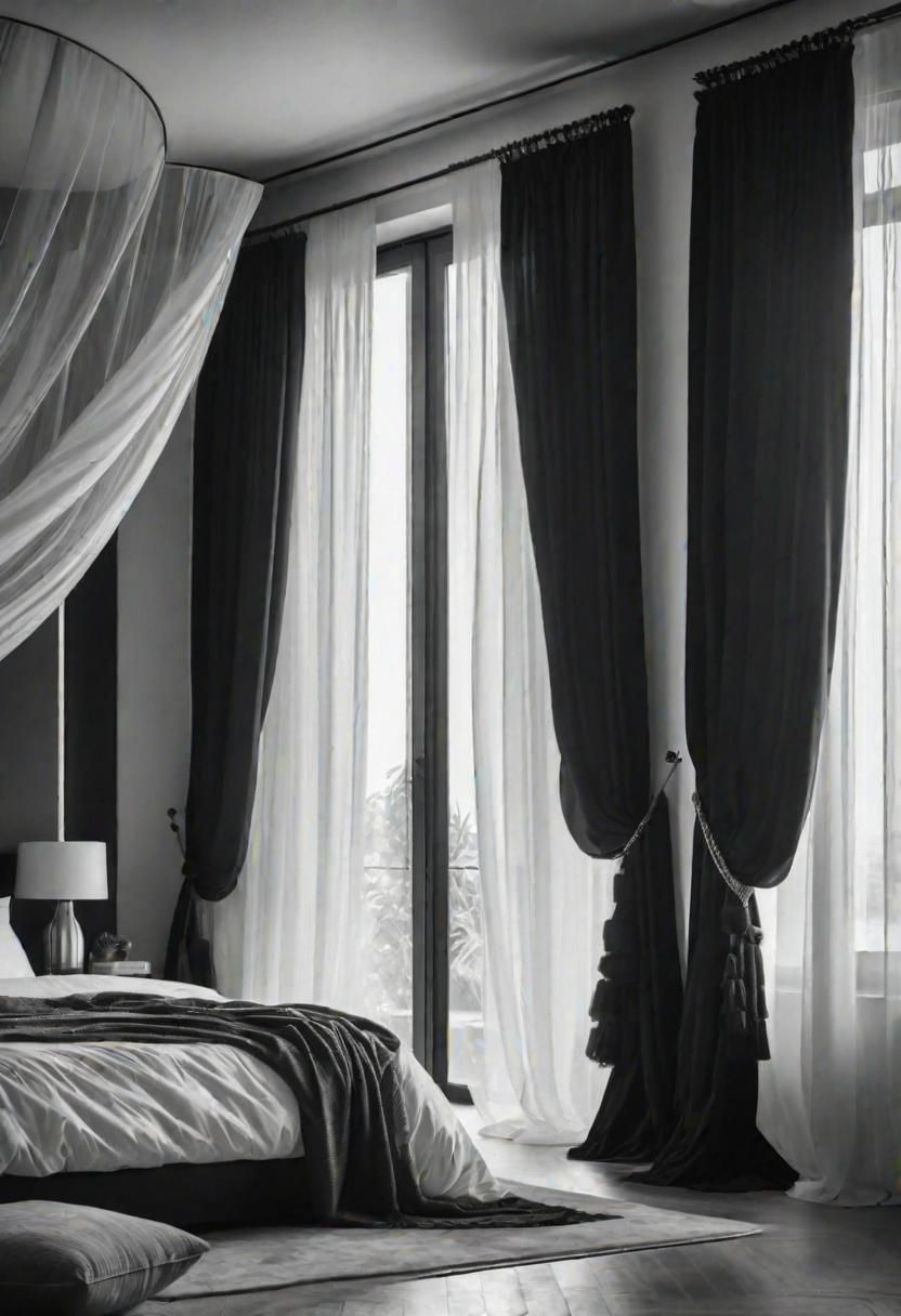 38. Airy Sheer Curtain Accents