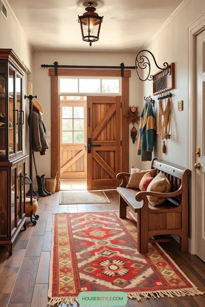 Creating a Cozy Ranch-Style Entryway
