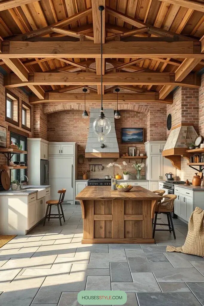 Cozy Rustic Kitchens for Open Living Spaces - photo 2