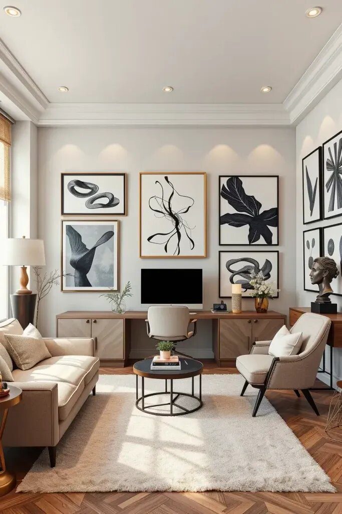Curate Original Art For A Personal Office - photo 2