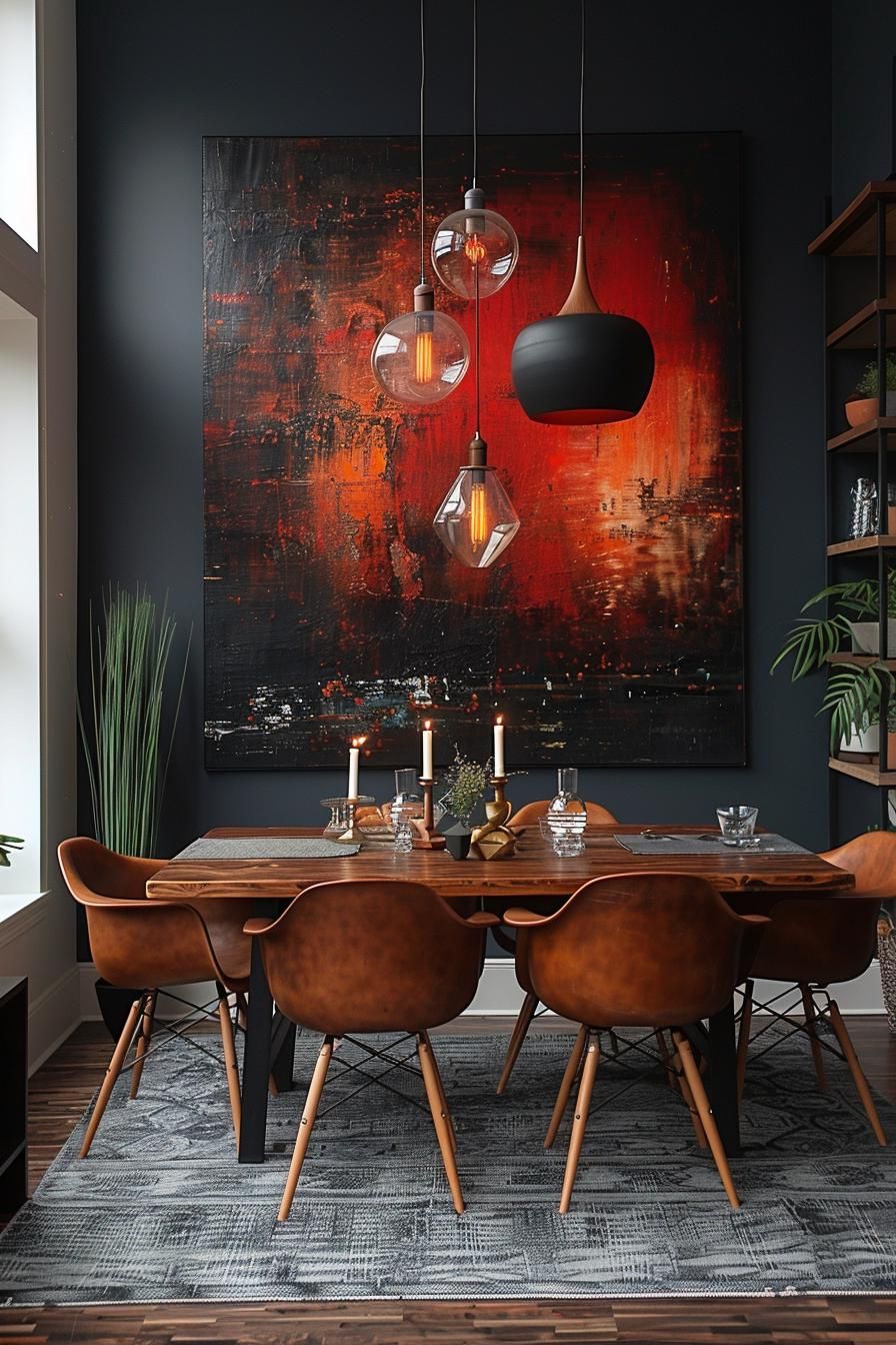 5. 1960s Abstract Art as a Focal Point