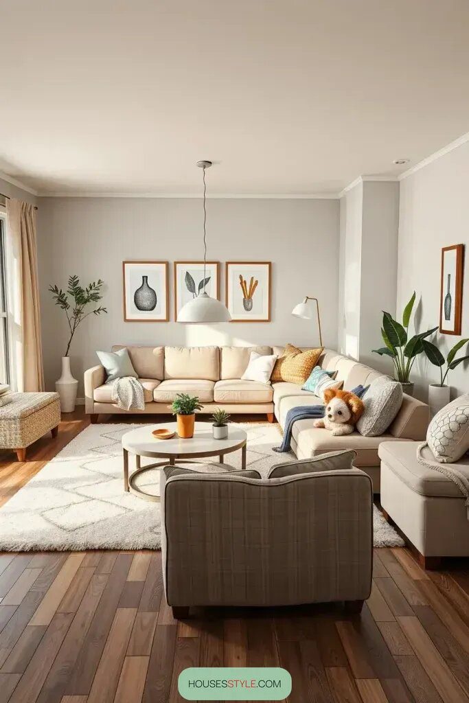 Cozy Minimalist Living Room Ideas for Families and Couples - photo 2
