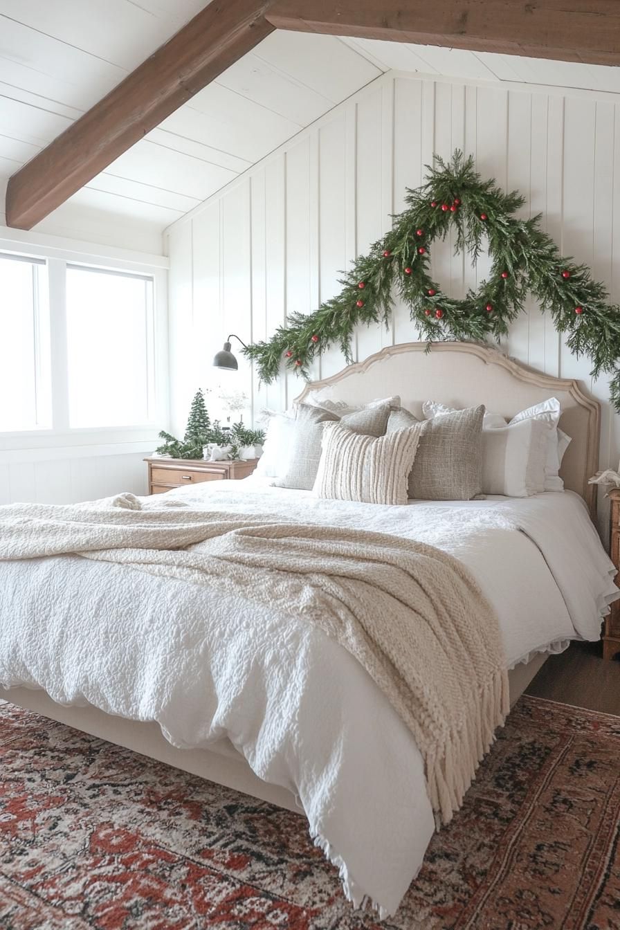 5. Festive Bedroom Garland Decor - photo 3