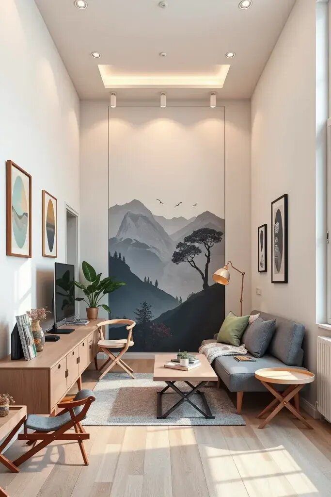 Mural Ideas for Small Rooms and Studios