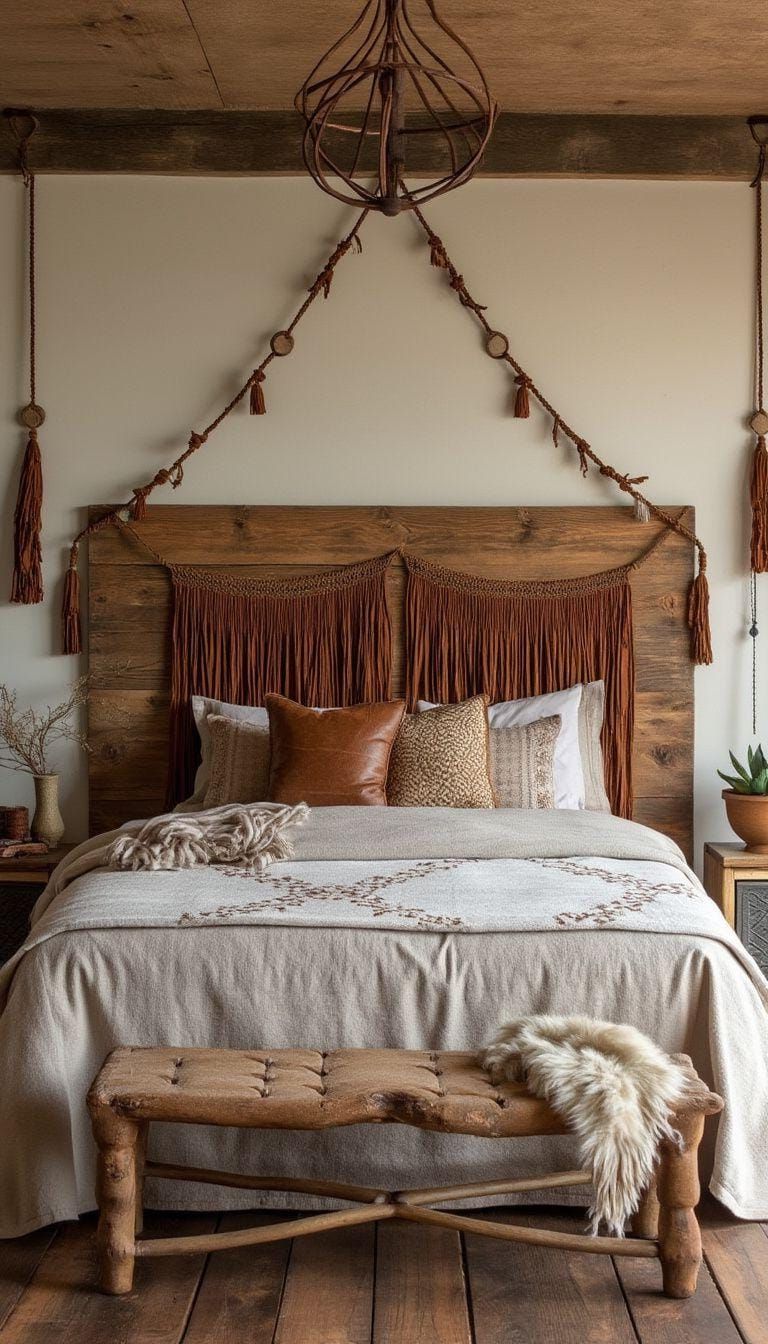 3. Choose Raw Wooden Headboards