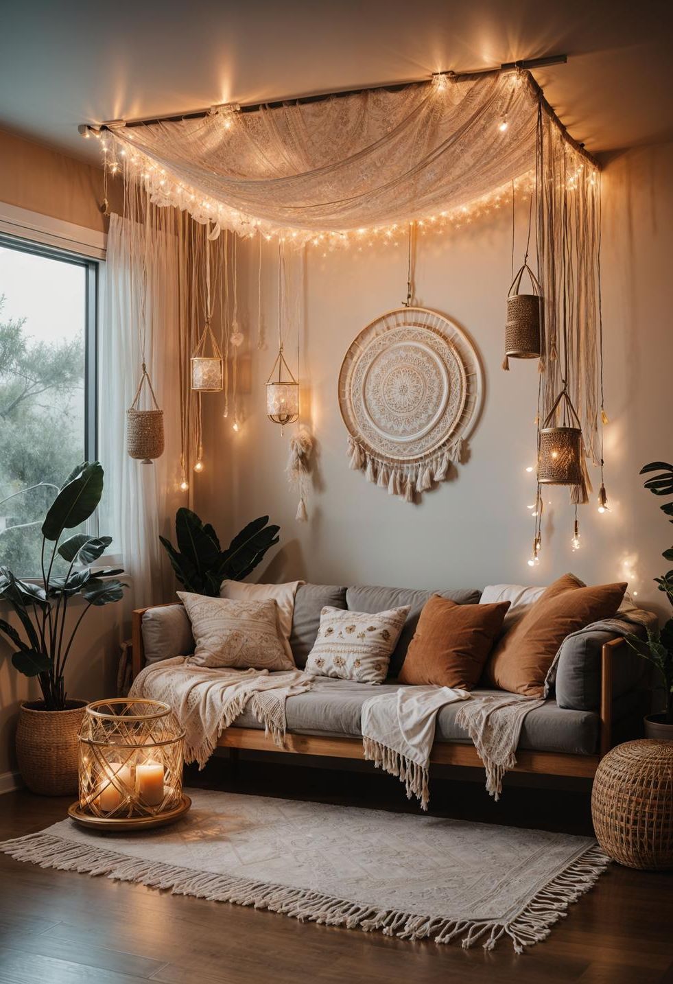 18. How to Build a Whimsical Light Canopy - photo 3