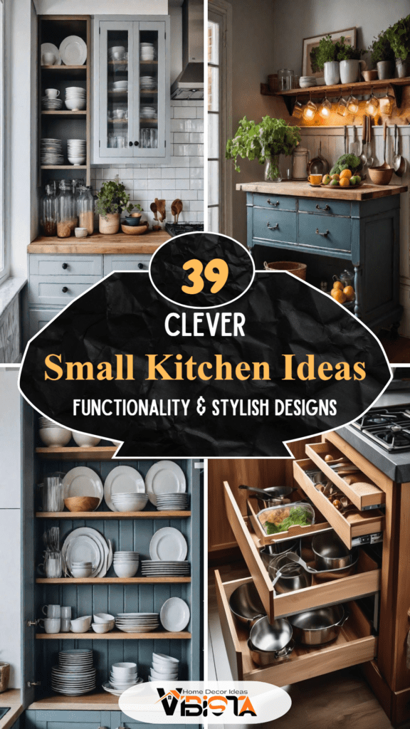 39 Clever Small Kitchen Ideas: Maximize Your Space with Stylish and Functional Designs