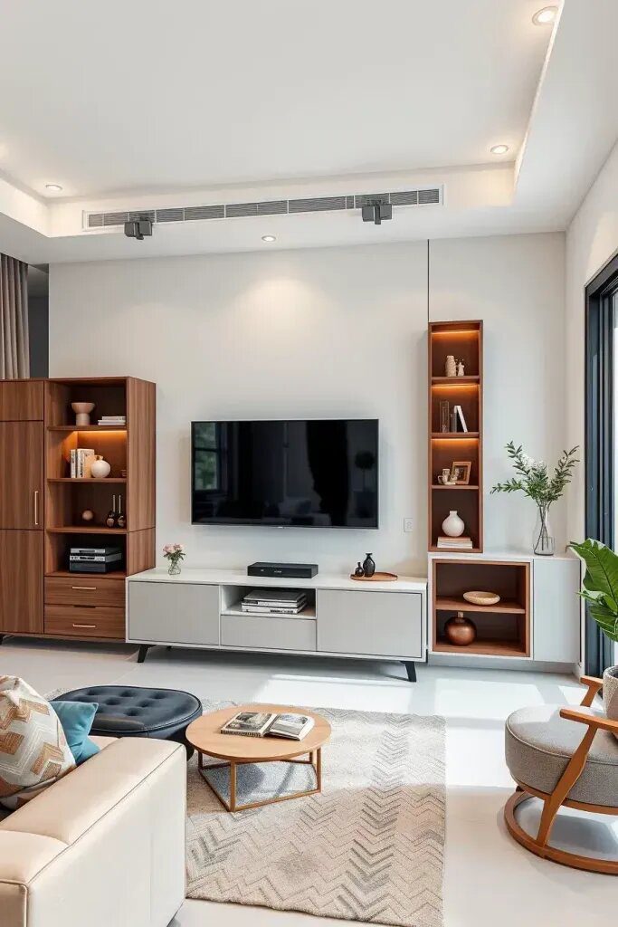 Hide and Chic: Stylish Entertainment Centers for Minimalists - photo 2