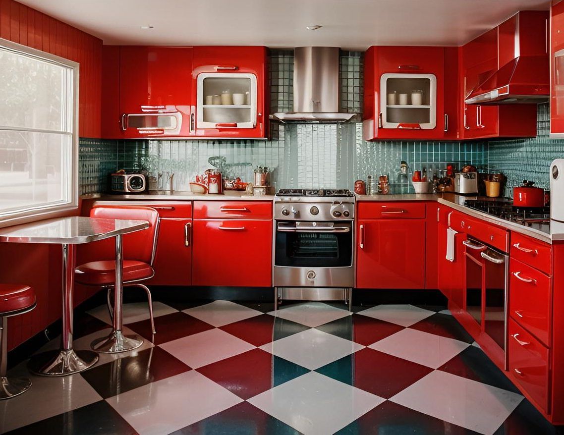 4. Retro Diner Kitchen Design Ideas