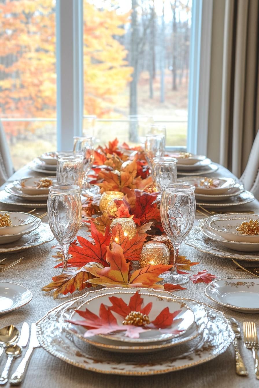 7. DIY Autumn Table Runner Ideas - photo 3