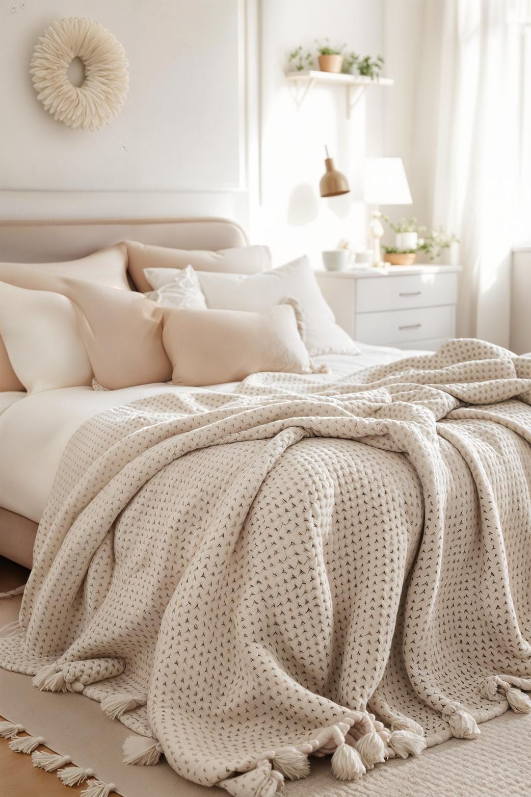 1. Cozy layered textures in warm neutral tones - photo 2