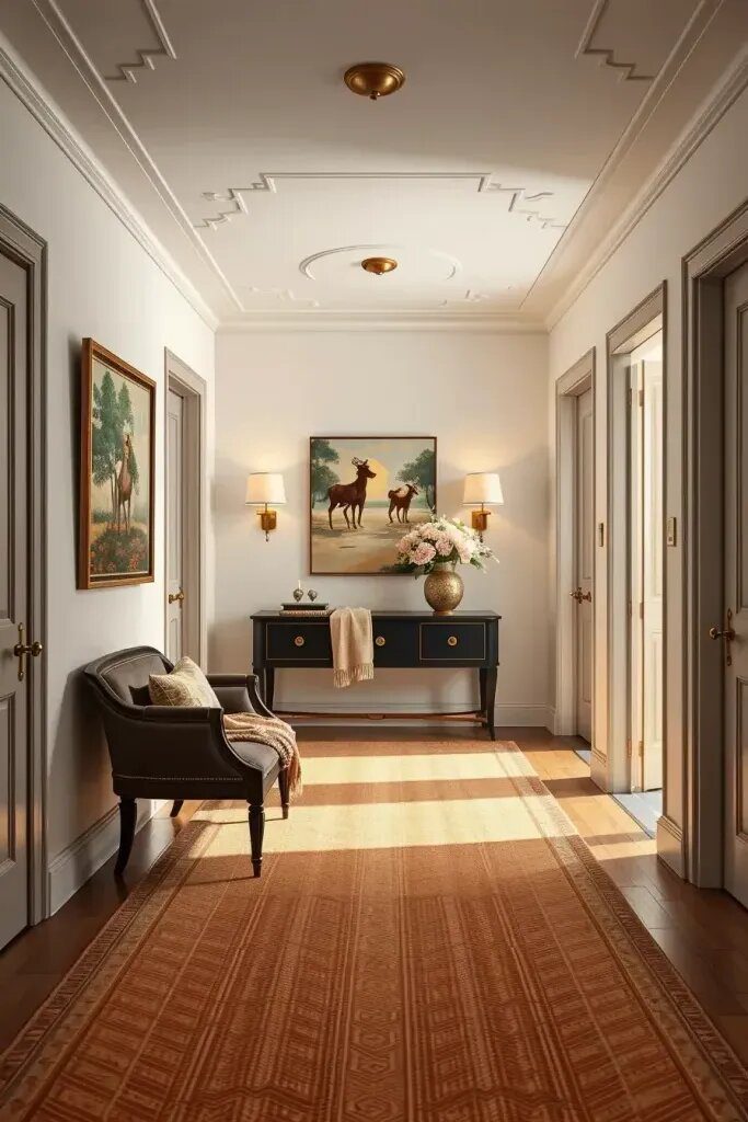How Ralph Lauren Layers Textures in a Hallway
