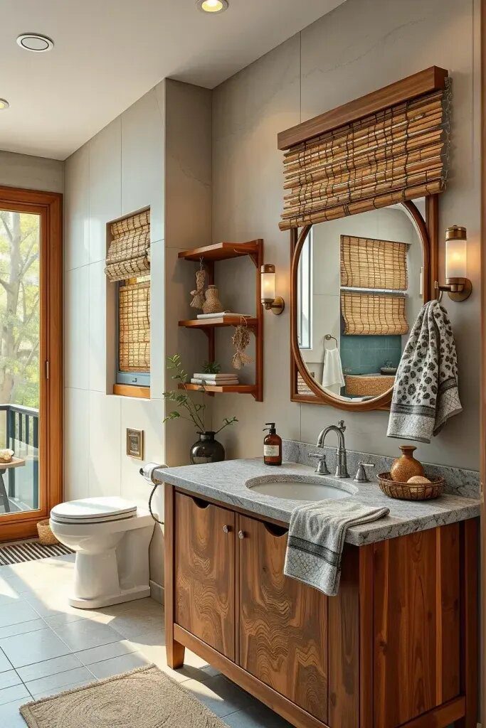 Pairing Animal Prints With Natural Wood