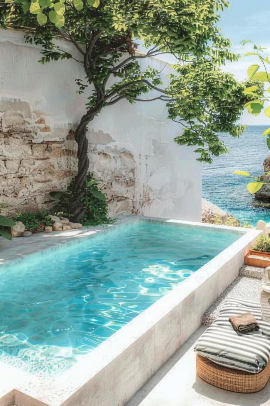 13. Seaside-Inspired Pool Decor