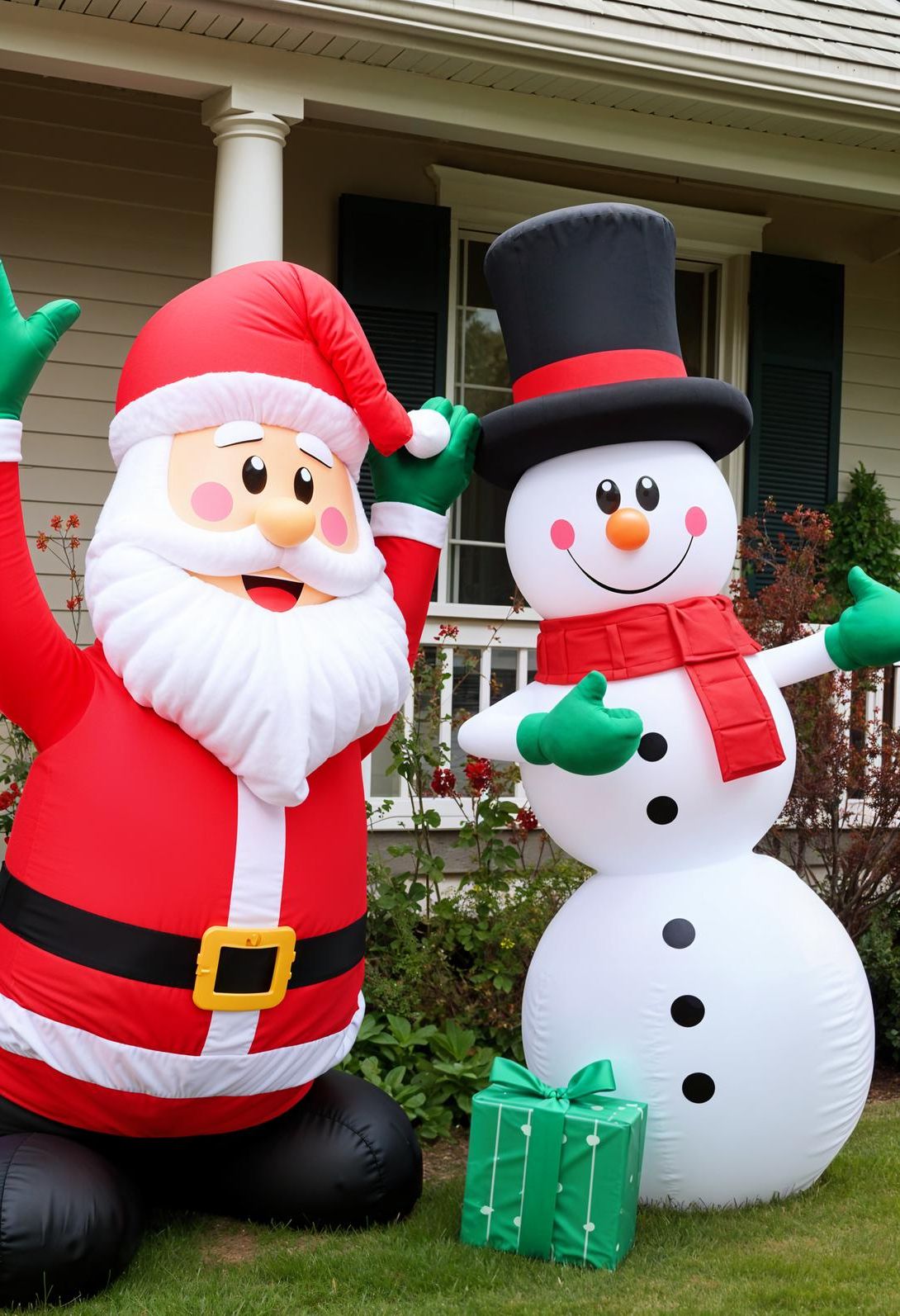 14. Inflatable Christmas Decor for Yards