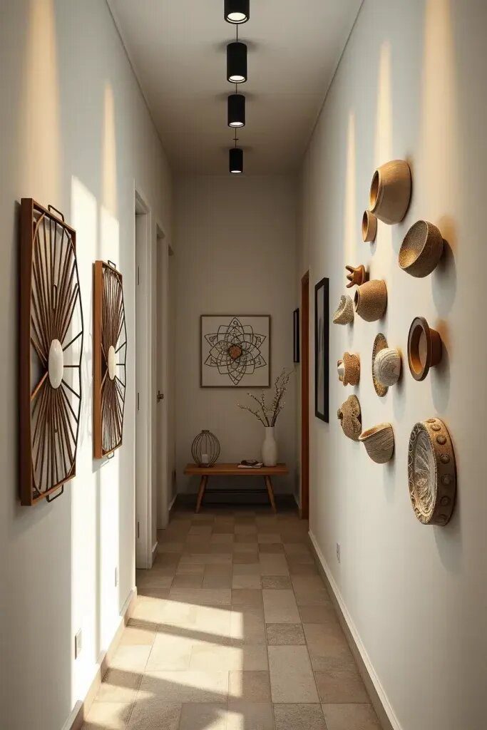 Wall Art Ideas to Elevate a Small Hallway