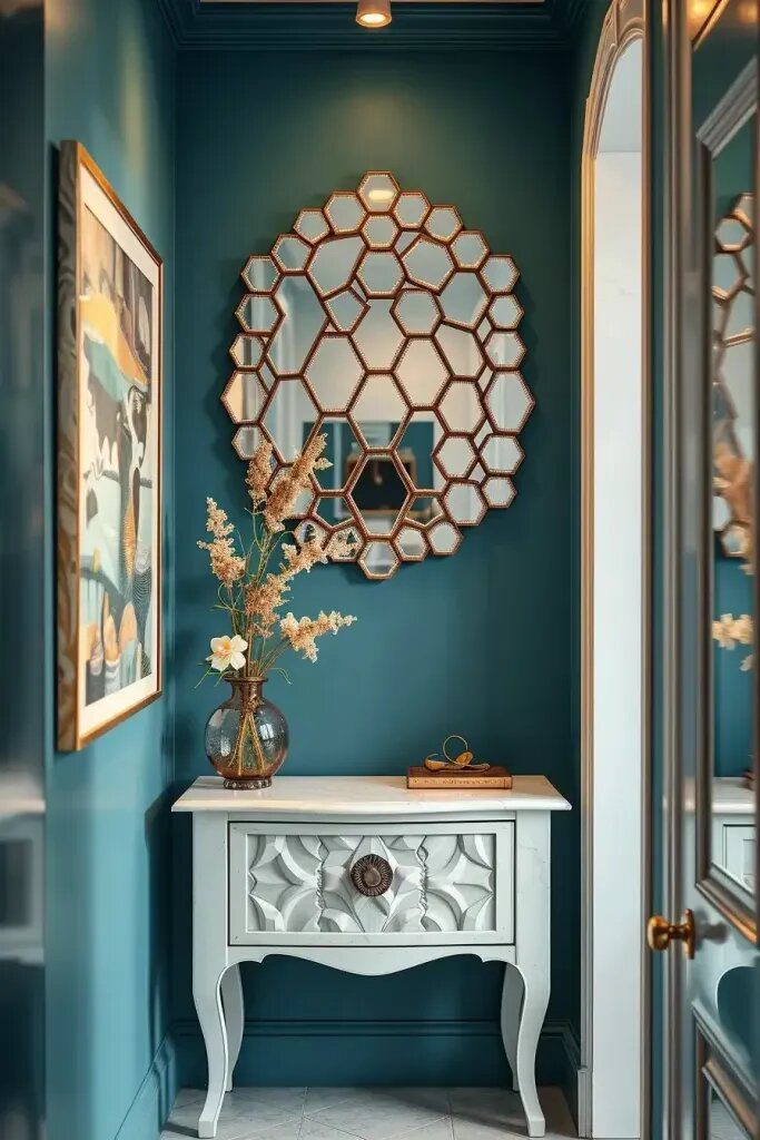 Dollar Store Tiled Mirror Wall Art