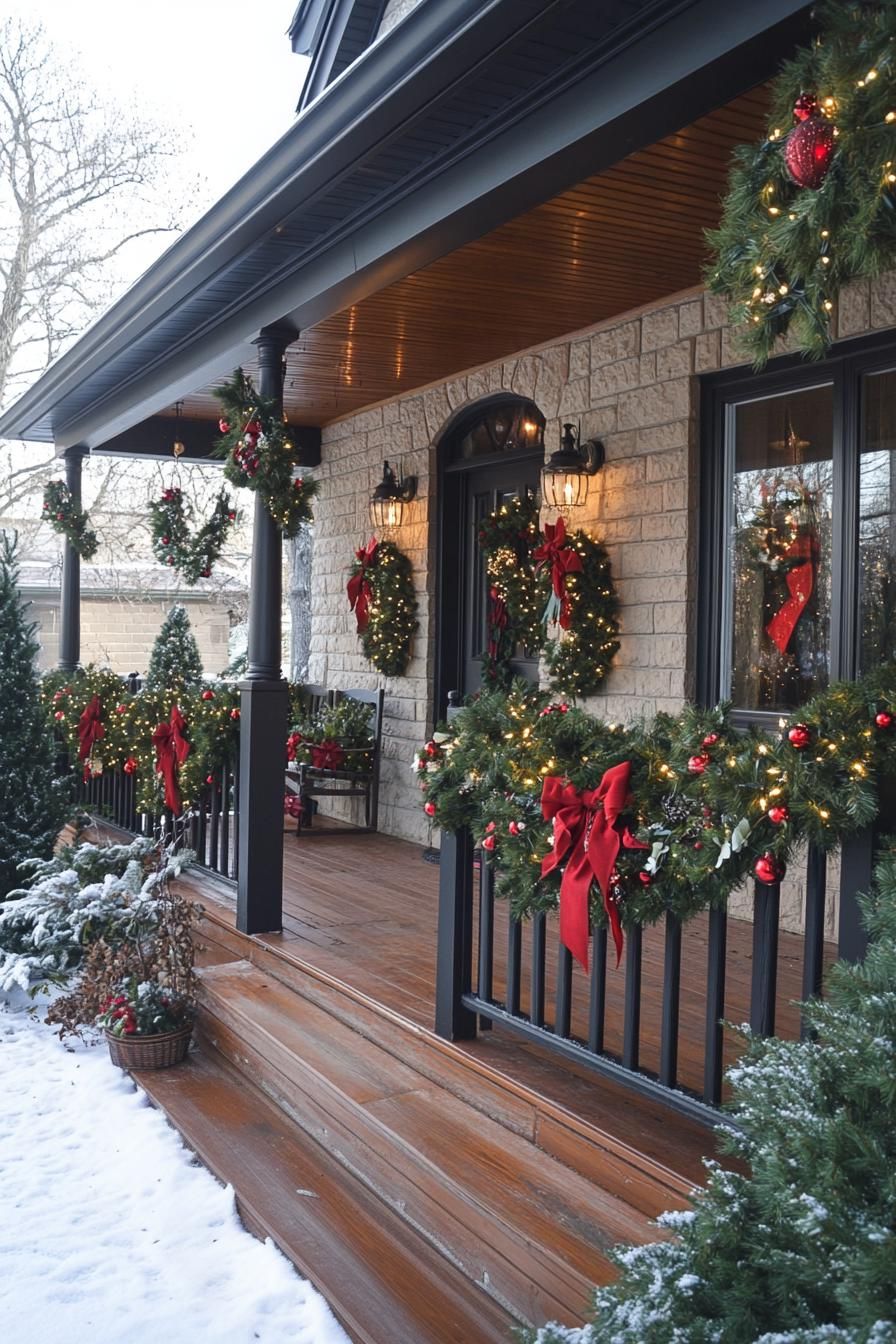 12. Garland Swags for Porch Railings - photo 2