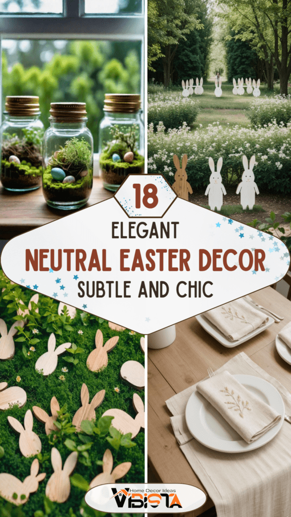 19 Elegant Neutral Easter Decor Ideas: Subtle and Chic