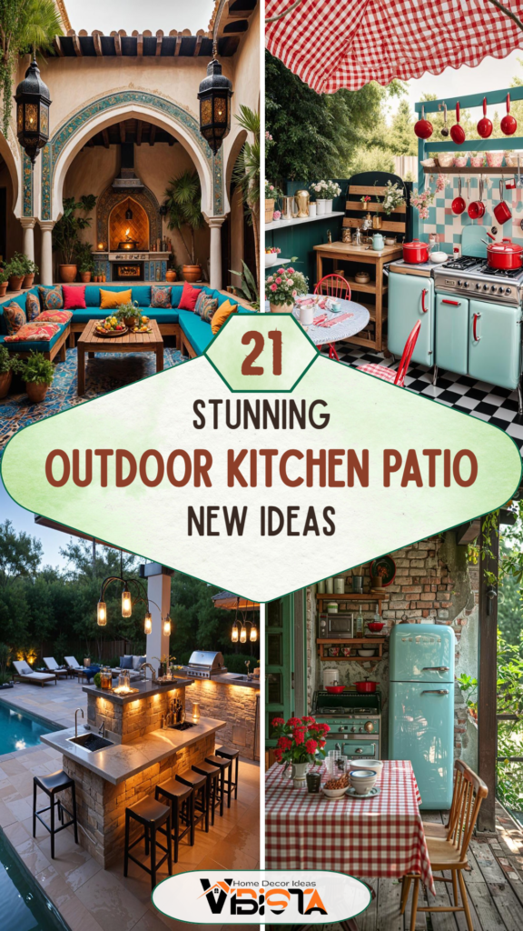 21 Stunning Outdoor Kitchen Patio Ideas (NEW)