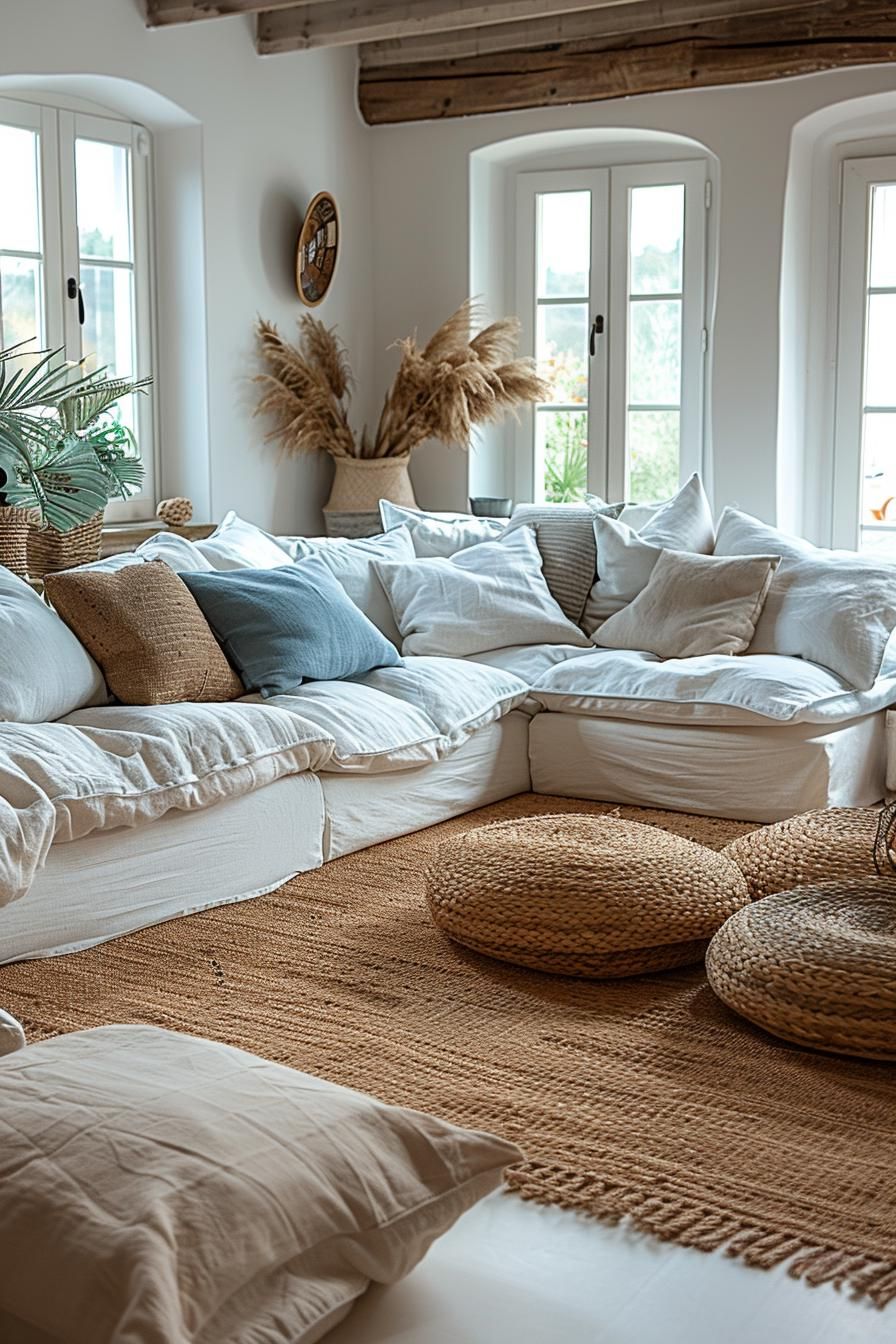 6. Coastal Textured Living Room Ideas - photo 2