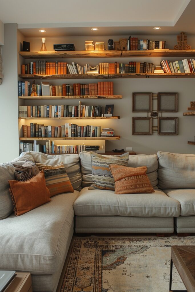 6. Corner Shelving That Saves Space