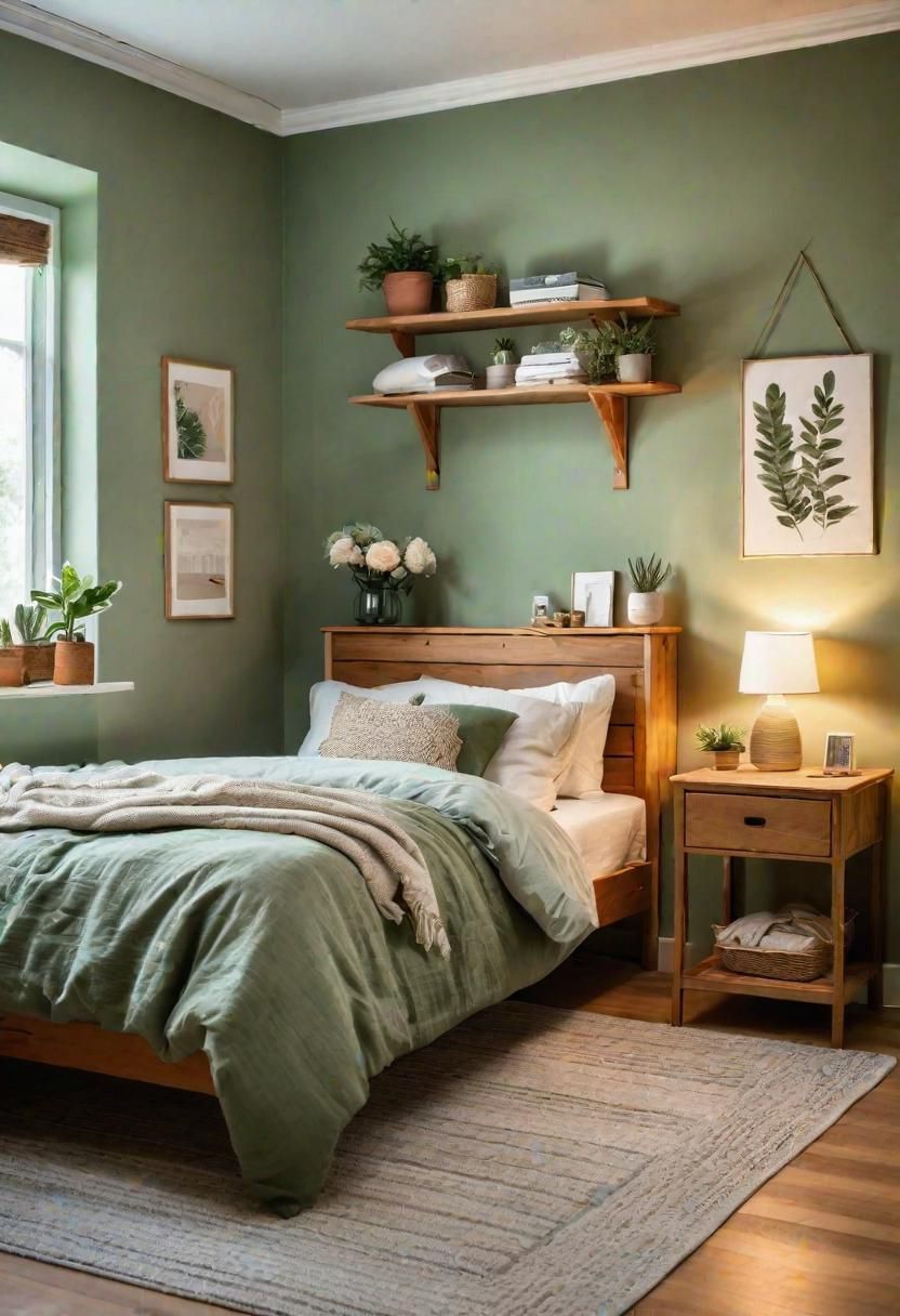 4. Serene Sage Dorm Oasis