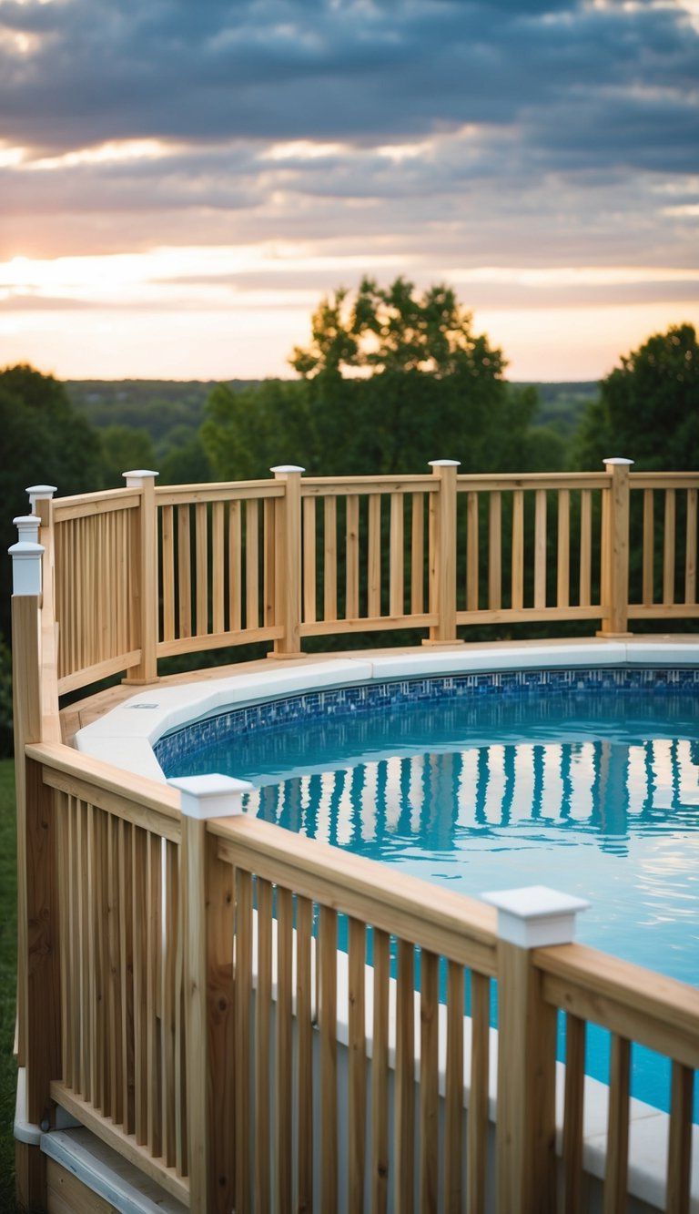 23. Classic Wood Staircase Handrails