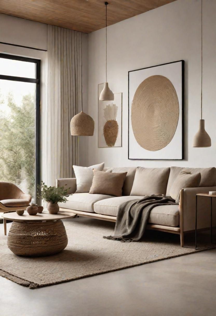 19. Using Green Materials in Neutral Decor