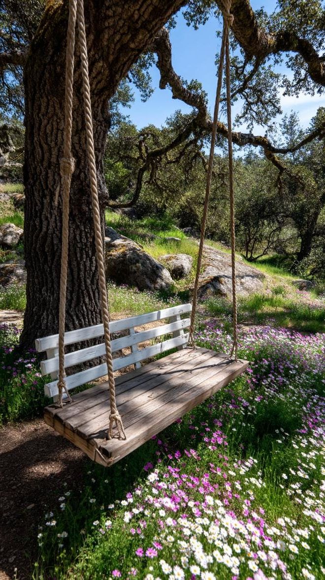 13. A Rope Swing Set in Wildflowers - photo 2