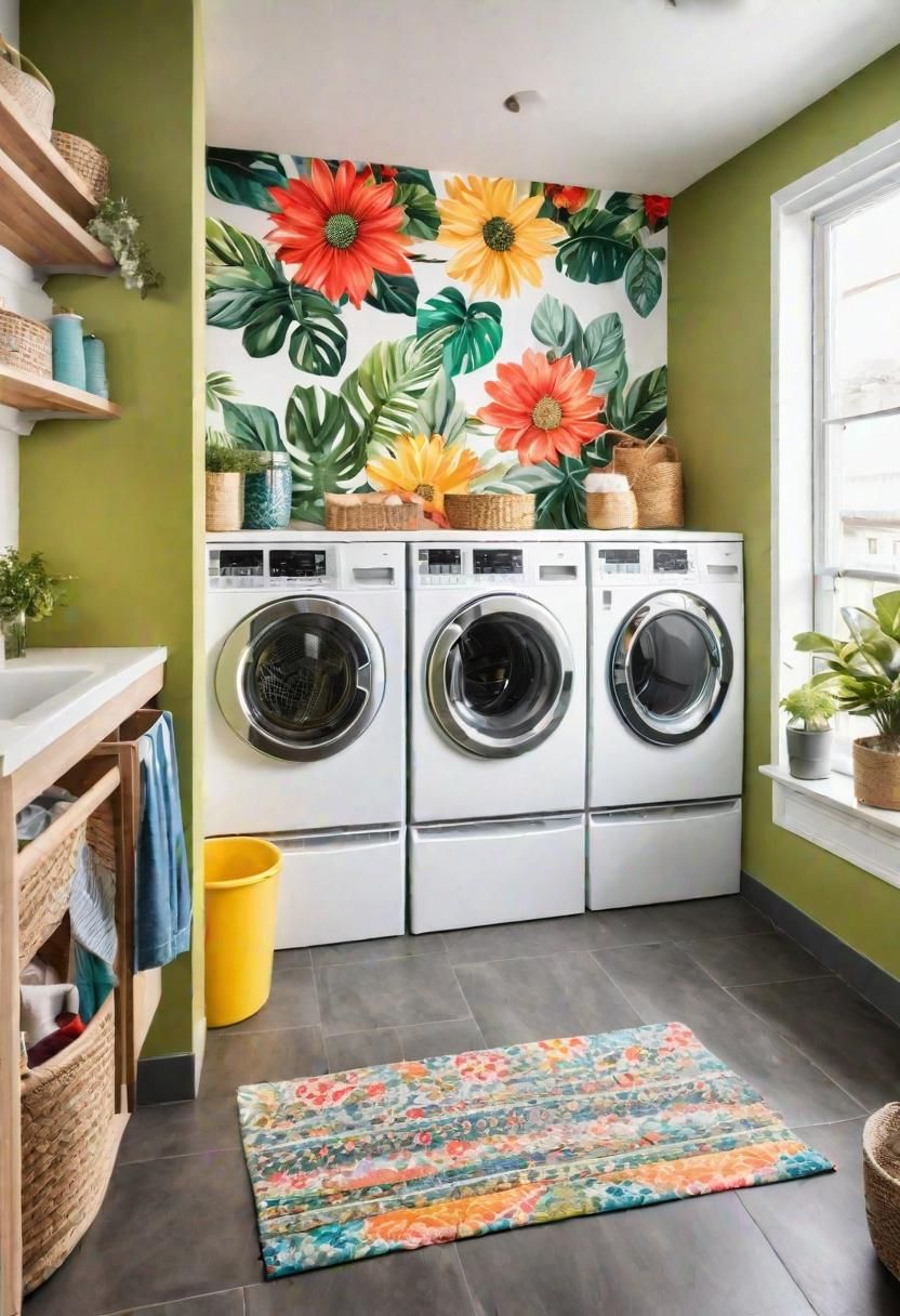 11. Wall Decor Ideas for Laundry