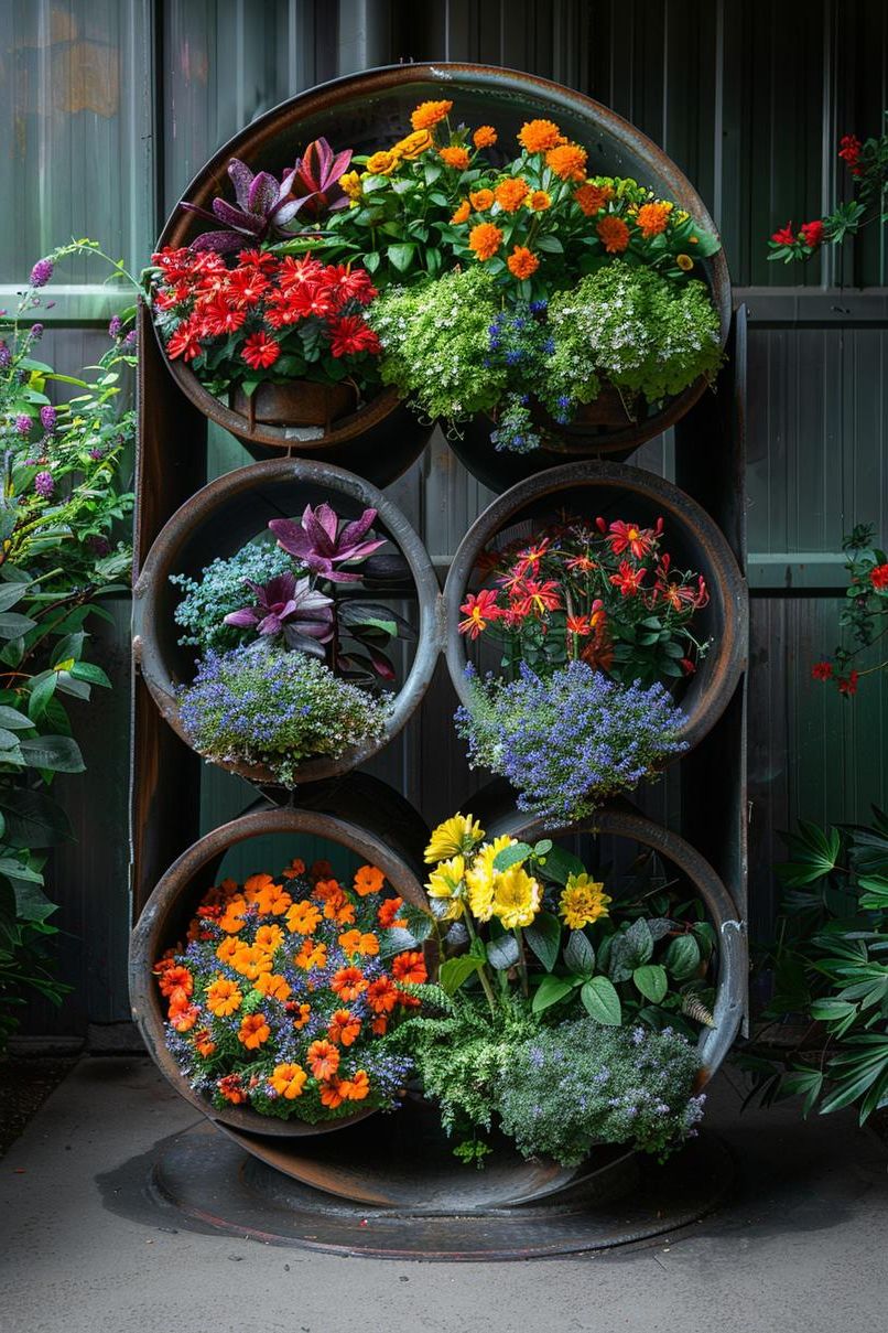 29. Metal Pipe Planter Designs - photo 3