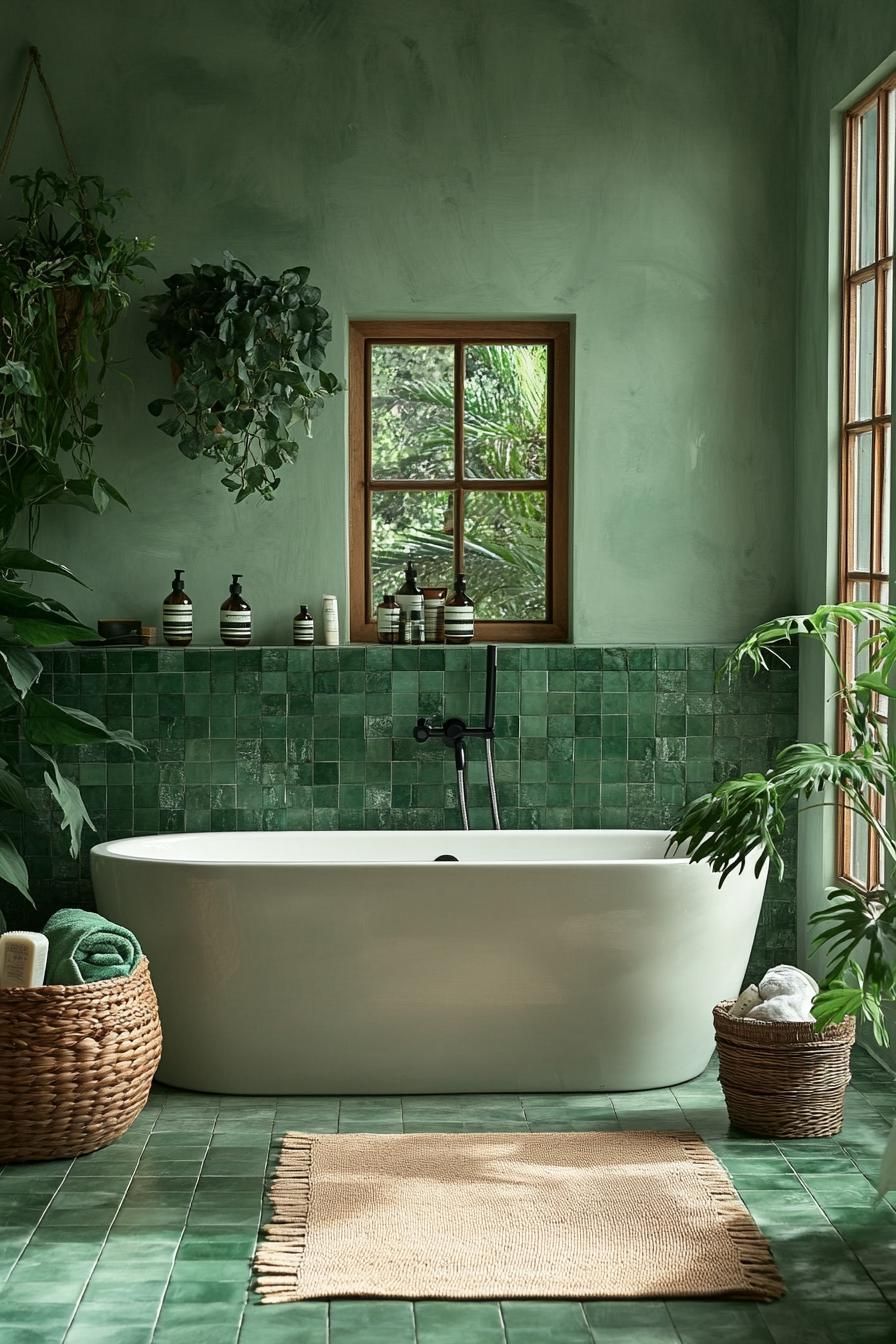 2. Sage Green Color Trend for Bathrooms - photo 4