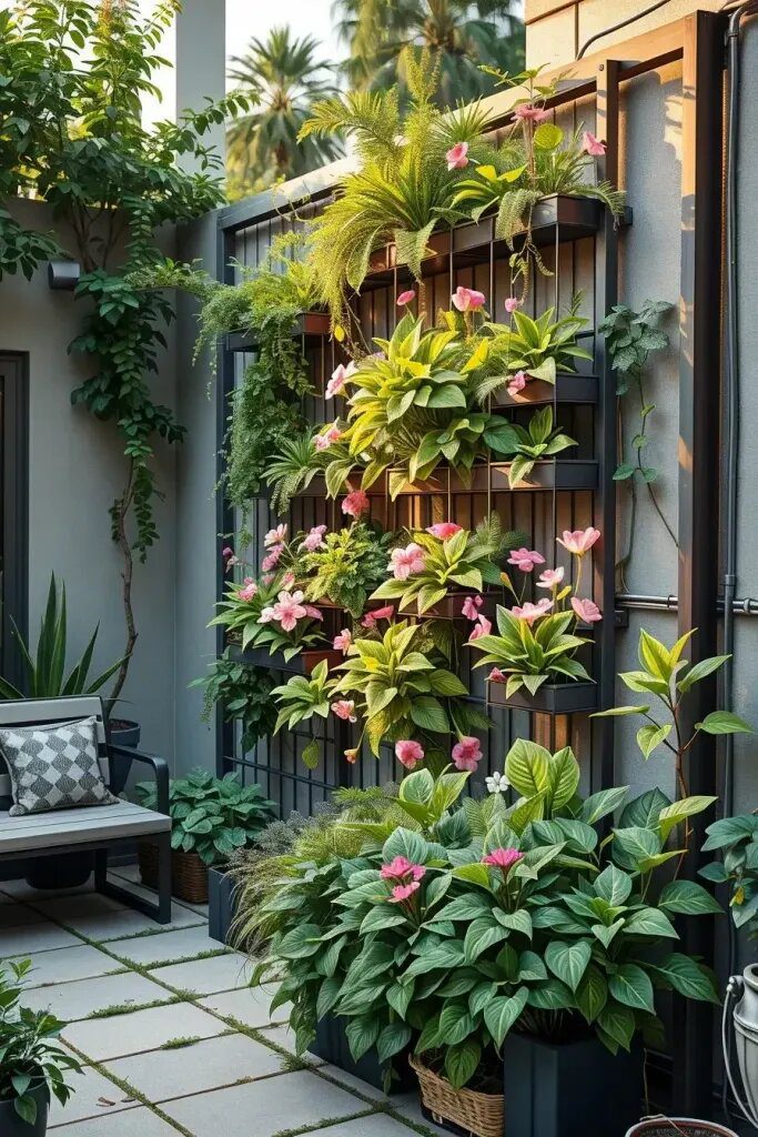 Vertical Gardens as Living Wall Art