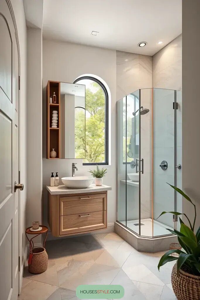 15. Space-Saving Ideas for Guest Bathrooms - photo 2