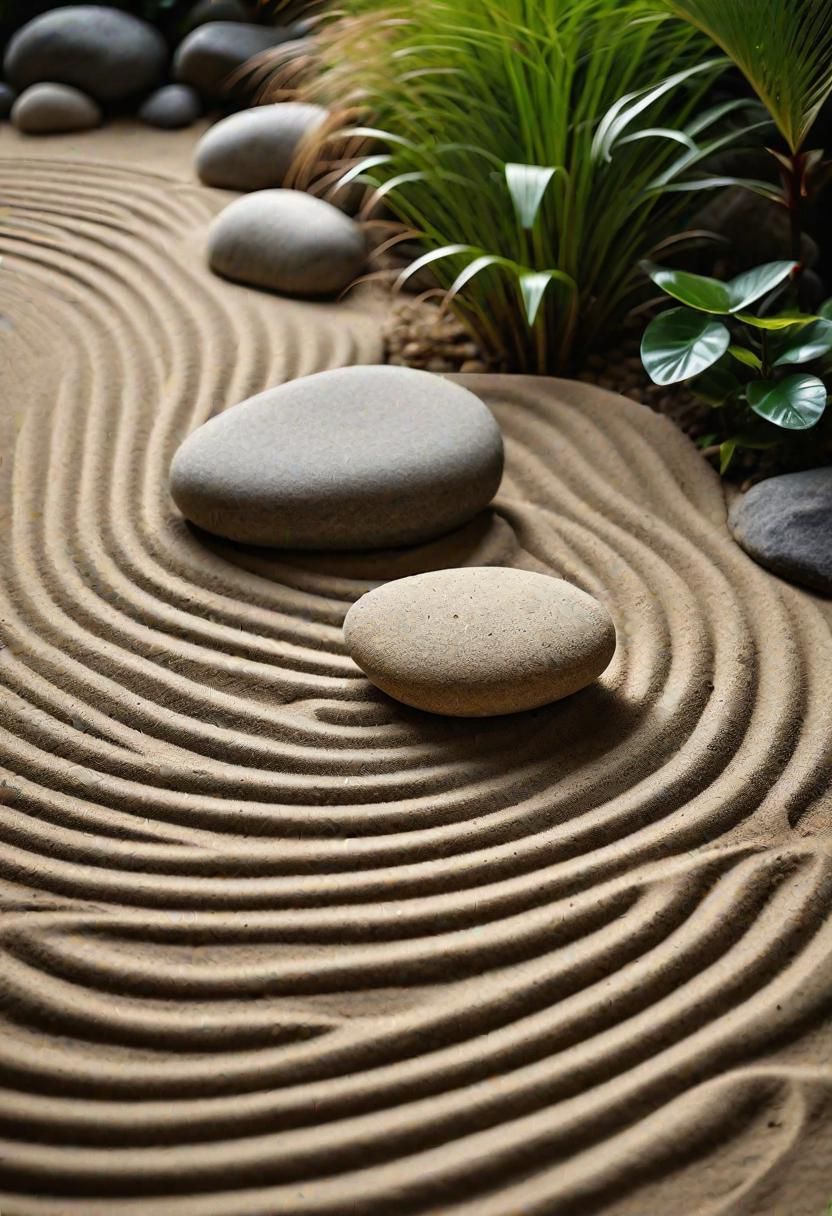 36. Peaceful Zen Sand Gardens