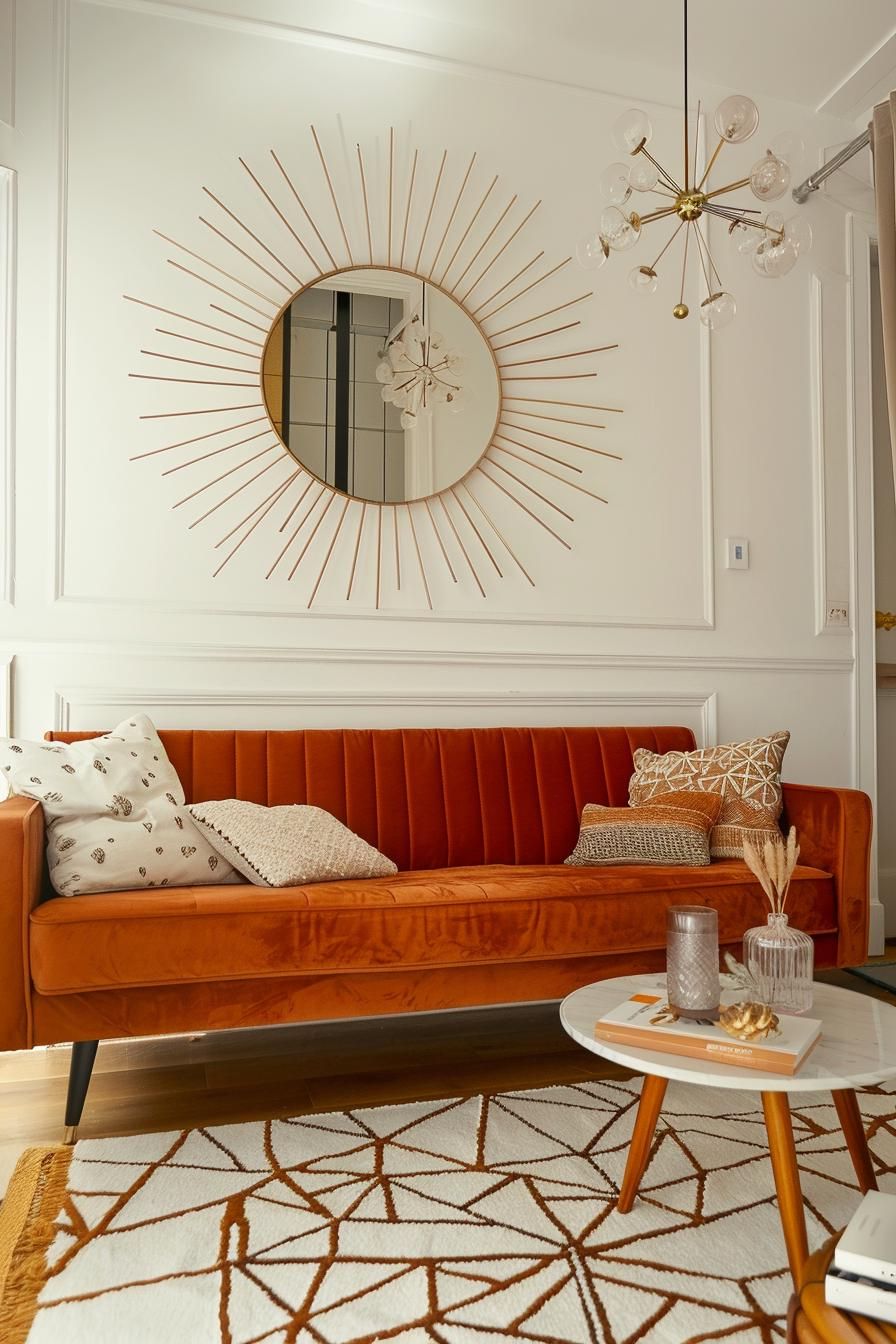 7. Vintage-Style Cozy Living Room