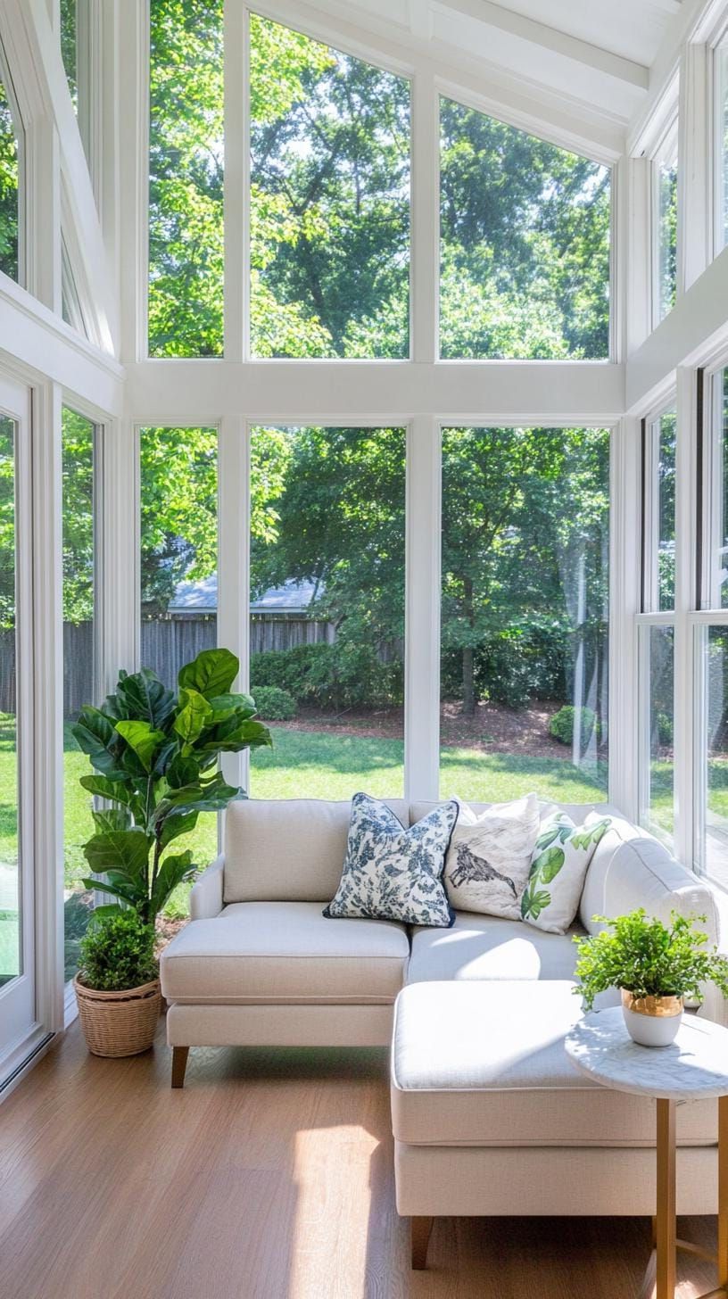 18. Modern Glass Walls for a Sunroom Porch - photo 3