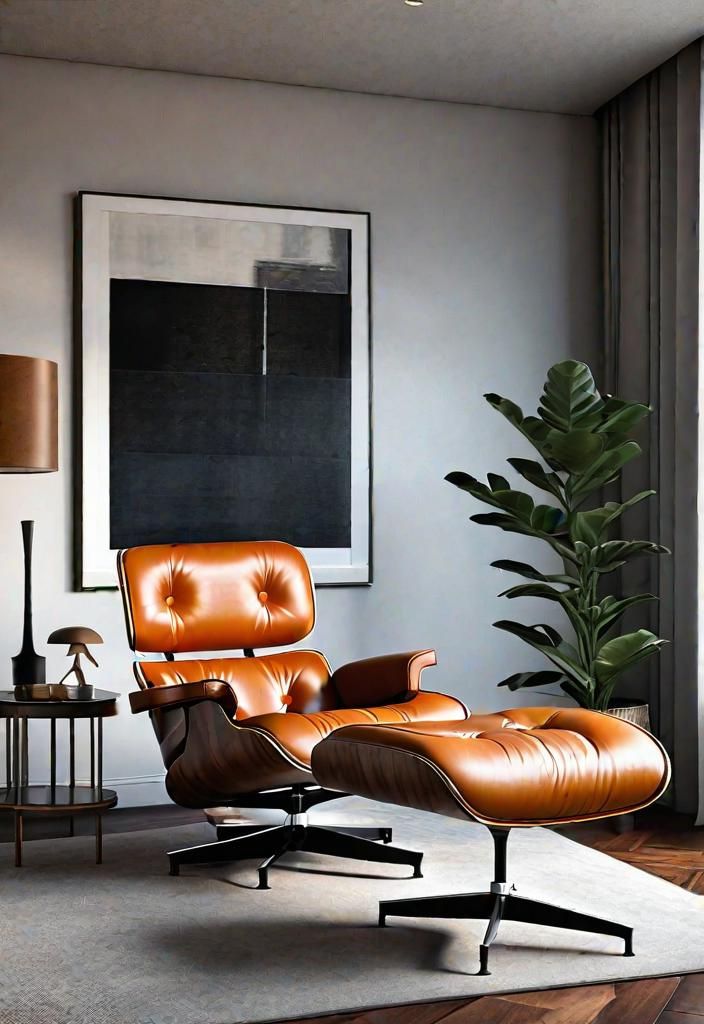 6. Iconic Eames Lounge Set