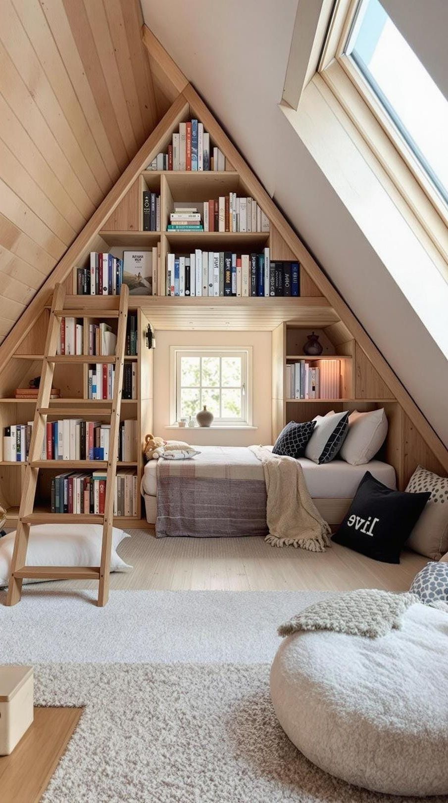 14. Library Loft Reached by Ladder - photo 2