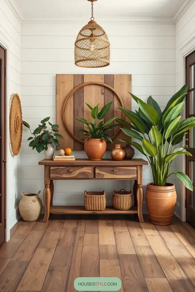 Earthy Entryways Built Around Natural Wood - photo 2