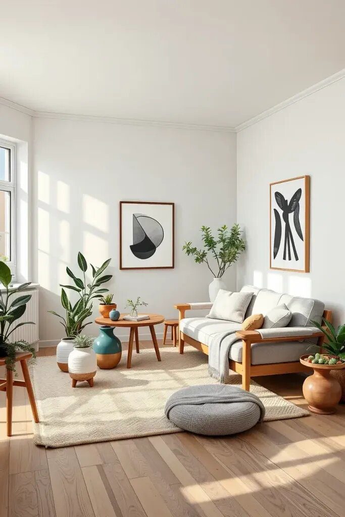 Living Room Designs with Scandinavian Inspired Minimalist Touches - photo 2