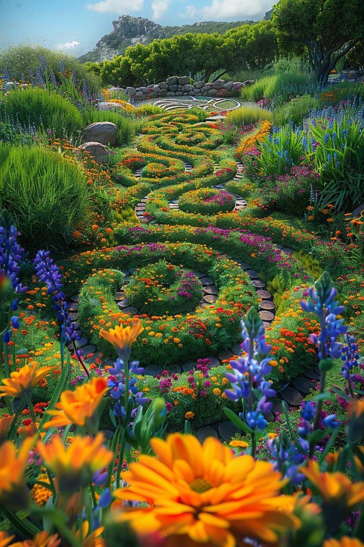 5. Mystical Wildflower Labyrinth Atmospheric - photo 3