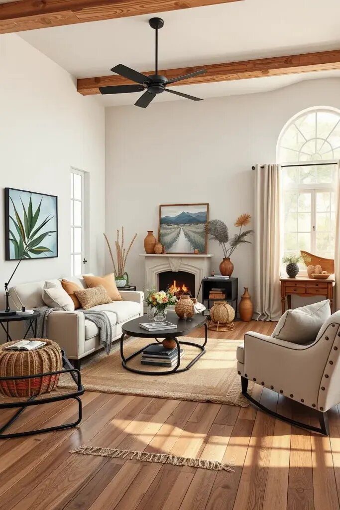 Cozy neutrals with a hint of warmth